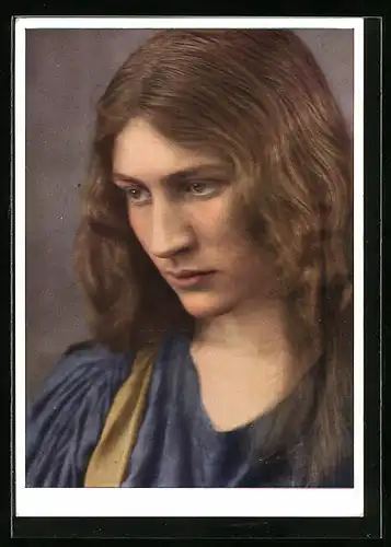 AK Oberammergau, Jubiläums-Passionsspiele 1934, Schauspielerin Klara Mayr als Magdalena