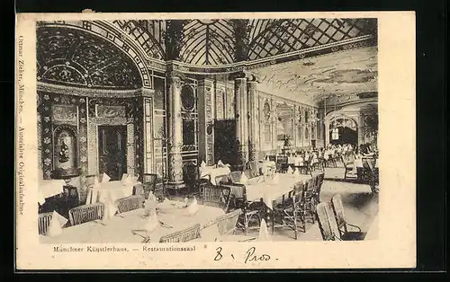 AK München, Künstlerhaus, Restaurationssaal