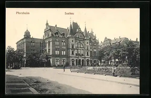 AK Pforzheim, Partie am Saalbau