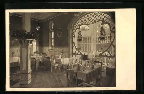 AK Freudenstadt /Schwarzwald, Waldhotel Stokinger, Weisser Saal im Jugendstil