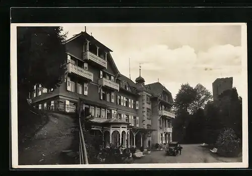 AK Hornberg /Schwarzw., Schlosshotel, Beamtenerholungsheim