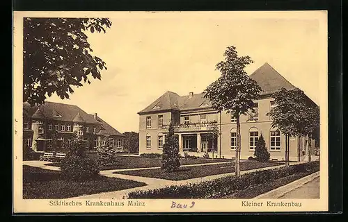 AK Mainz, Städtisches Krankenhaus - Kleiner Krankenbau