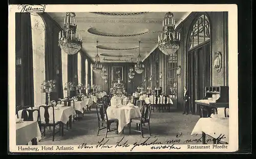 AK Hamburg, Hotel Atlantic - Restaurant Pfordte