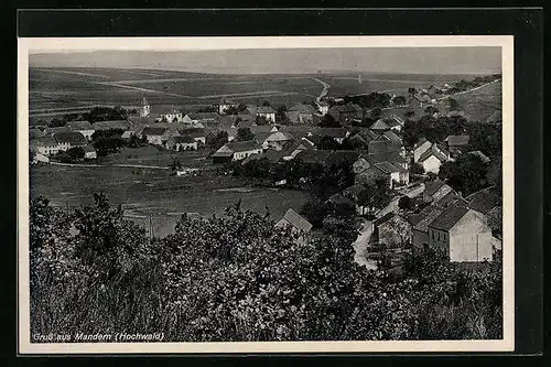 AK Mandern /Hochwald, Teilansicht mit Strassenpartie