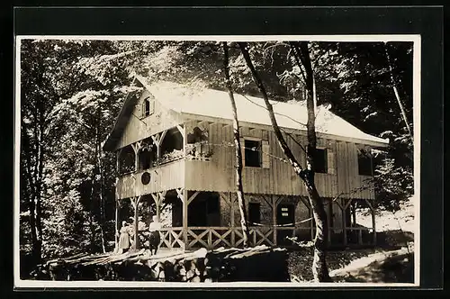 Foto-AK Waldshut, Wanderklub Waldshut, Klubhütte, Jugendherberge