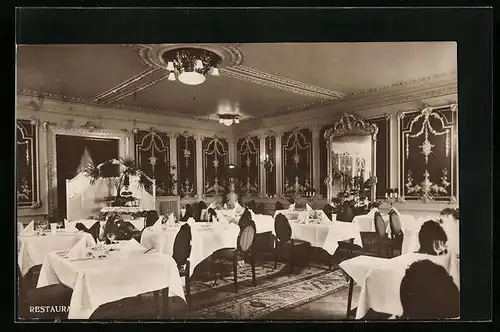 AK Hamburg-Neustadt, Streits Hotel, Jungfernstieg, Innenansicht