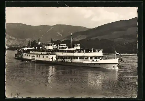 AK Dampfer Stadt Wien der ersten Donau-Dampfschifffahrtsgesellschaft