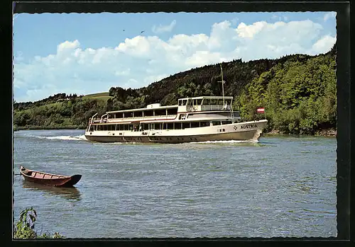 AK Dampfer MFS Austria der ersten Donau-Dampfschifffahrtsgesellschaft