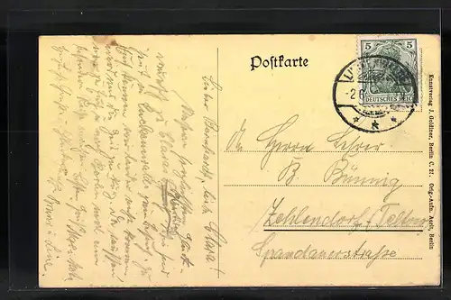 AK Luckenwalde, Partie im Stadtpark