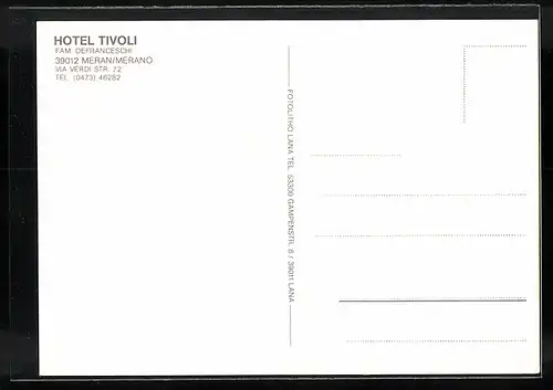 AK Meran, Hotel Tivoli, Via Verdi Str. 72, Aussenterasse, Pool