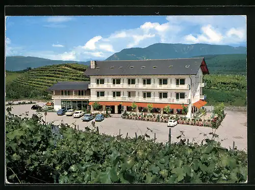 AK Kaltern a. der. Weinstrasse, Hotel Weingarten, Aussenansicht vom Weinberg aus