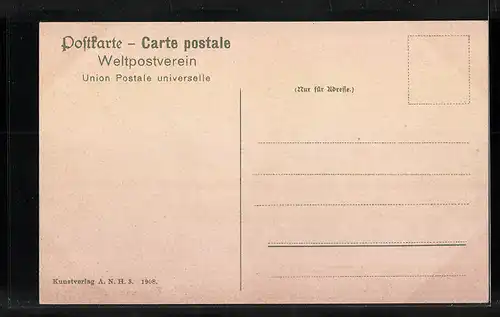 AK Hamburg-Jungfernstieg, Passagiere am Anlegeplatz der Alsterboote