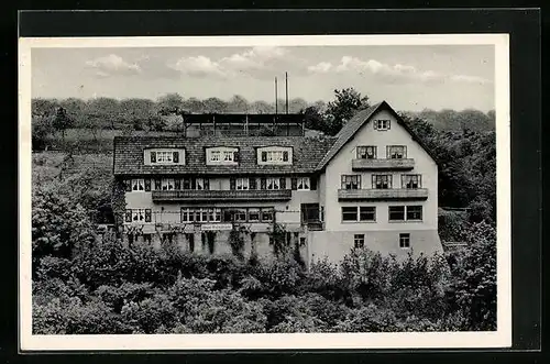 AK Manderscheid /Eifel, Hotel Haus Burgblick