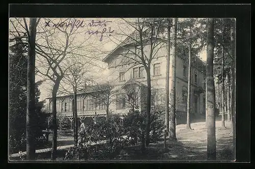 AK Kamenz i. Sa., Gasthaus Hutberg