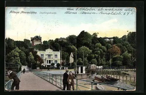 AK Hamburg-Neumühlen, An der Landungsbrücke