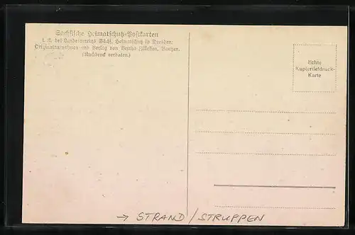 AK Strand /Struppen, Partie an der Dorfstrasse