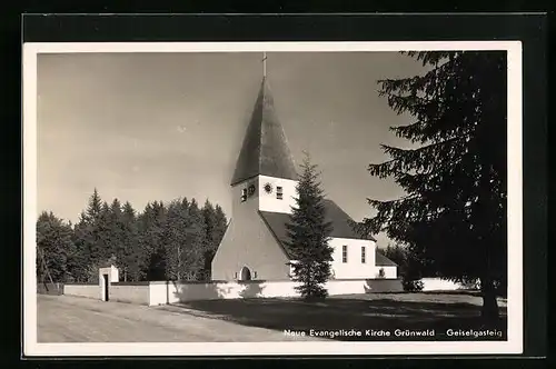 AK Grünwald-Geiselgasteig, Neue Evangelische Kirche