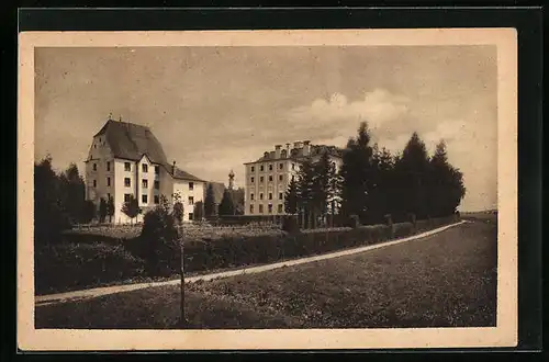 AK Schonstett, Das Sanatorium, Südansicht