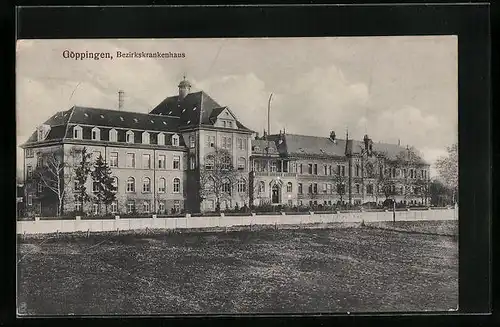 AK Göppingen, Aussenansicht des Bezirkskrankenhauses