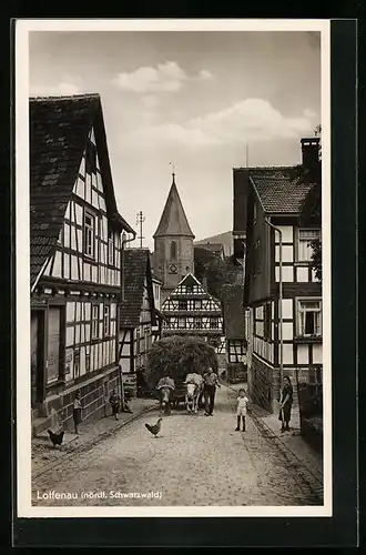 AK Loffenau /Schwarzwald, Gasthaus und Pension zum Adler