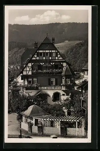 AK Alpirsbach i. Schwarzwald, Hotel Löwen-Post