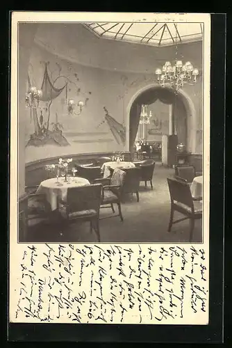 AK München, Galerie und Café Arkadia in der Prielmayerstrasse 1