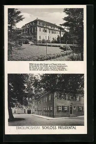 AK Freudental, Erholungsheim Schloss Freudental