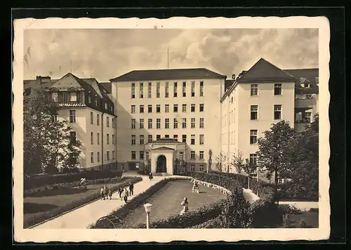 AK München-Neuhausen, Krankenhaus vom Dritten Orden in der Menzingerstrasse 26