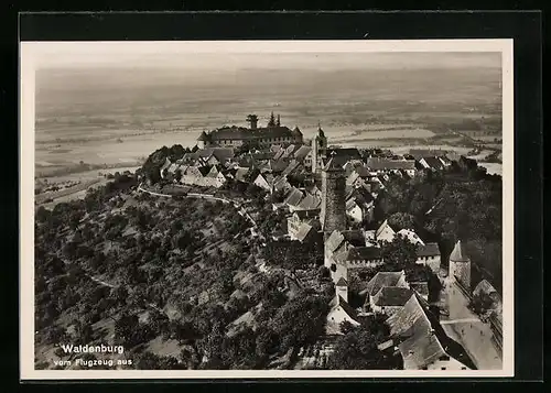 AK Waldenburg, Fliegeraufnahme des Ortes