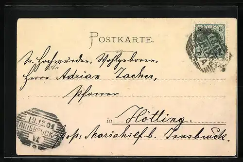 AK Brixen, Jahrtausendfeier 1901 mit Festzug