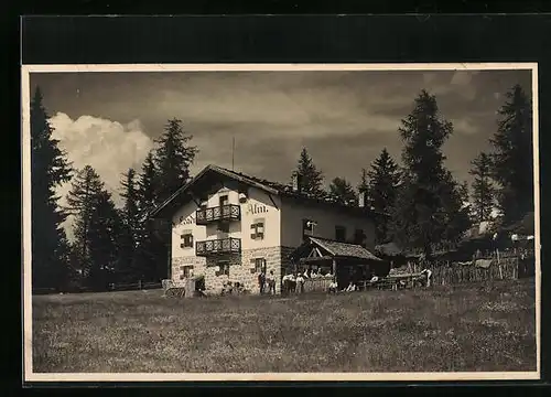 AK Vöran, Gasthaus auf der Leadner-Alm