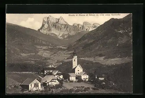 AK Monte die Mezzo di Rènon, Verso Furchetta