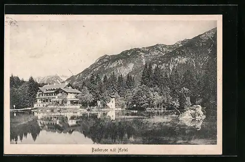 AK Badersee, Hotel am Wasser