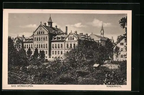 AK Bad Wörishofen, Ansicht Kinderasyl