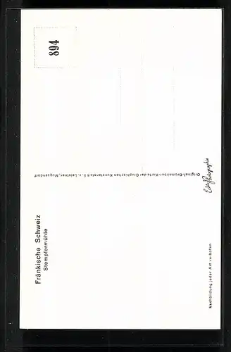 AK Gössweinstein, Stempfermühle und Quellen