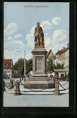 AK Offenburg, Drake-Denkmal