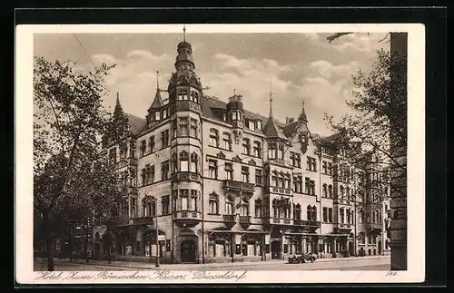 AK Düsseldorf a. Rh., Hotel zum Römischen Kaiser in der Steinstrasse 70-74