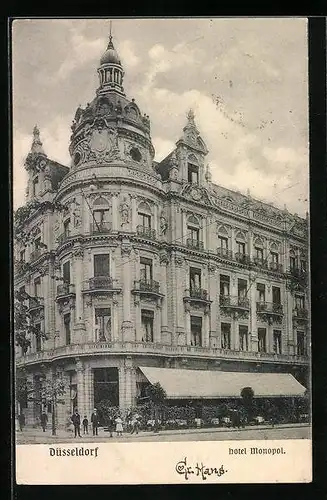 AK Düsseldorf, Hotel Monopol