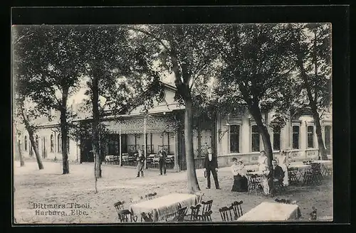 AK Harburg /Elbe, Gasthof Dittmers Tivoli
