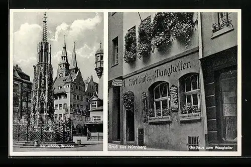 AK Nürnberg, Gaststätte Waagkeller, Waaggasse 3
