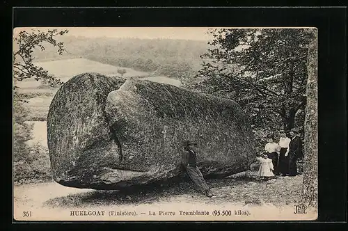 AK Huelgoat, La Pierre Tremblante, Gesteinsformation