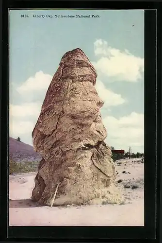 AK Liberty Cap, Yellowstone National Park, Gesteinsformation