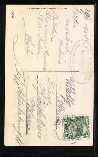 AK Blick auf die Peilstein-Nadel, Gesteinsformation