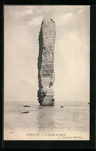 AK Étretat, L`Aguille de Belval, Gesteinsformation