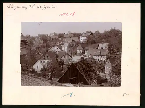 Fotografie Brück & Sohn Meissen, Ansicht Klingenberg, Blick in den Ort