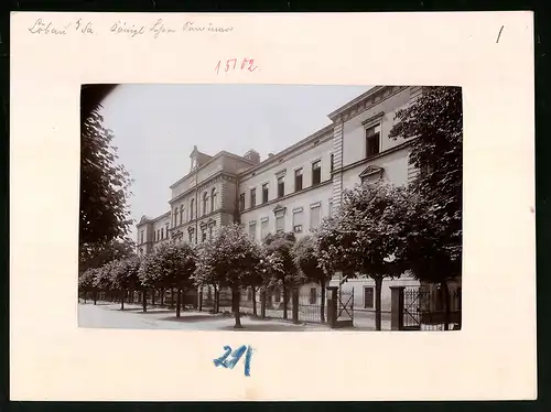 Fotografie Brück & Sohn Meissen, Ansicht Löbau, Kgl. Lehrerseminar