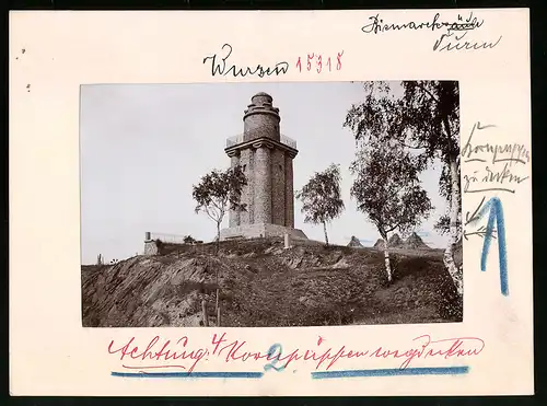 Fotografie Brück & Sohn Meissen, Ansicht Wurzen, Bismarckturm