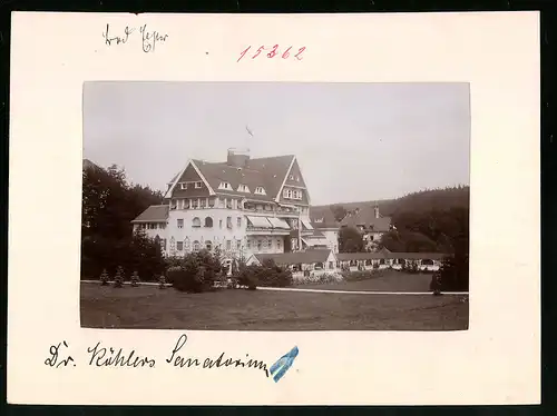 Fotografie Brück & Sohn Meissen, Ansicht Bad Elster, Dr. Köhlers Sanatorium