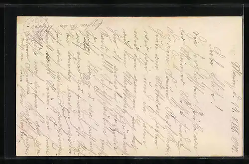 AK Zum Andenken, Elise, Blumendekor