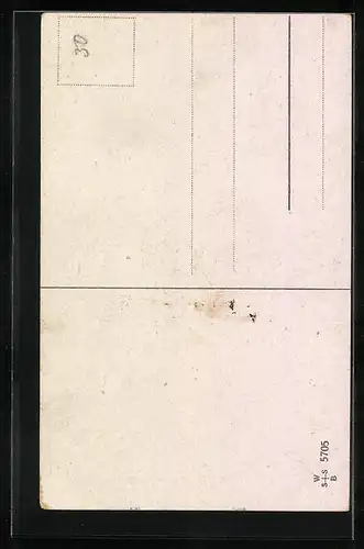 Künstler-AK Liebesbote Amor mit Blumen und Liebesbrief